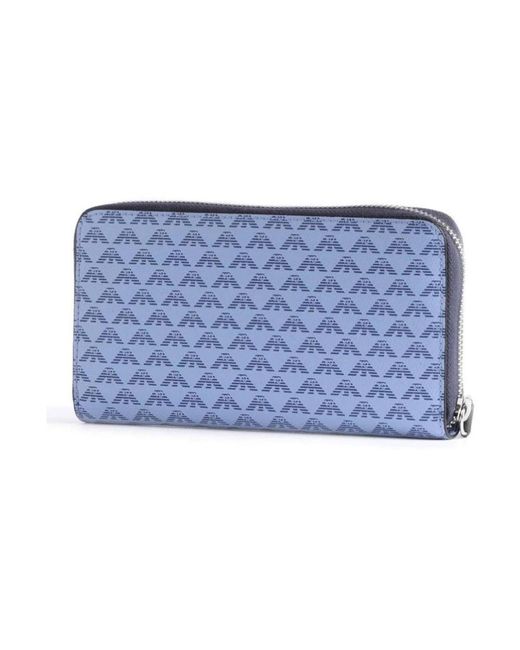 Emporio Armani Blue Wallets & Cardholders