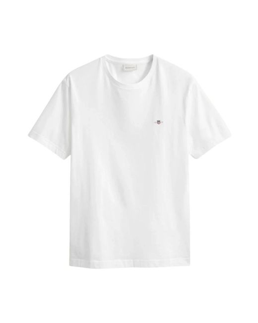Gant T-Shirt in het White voor heren