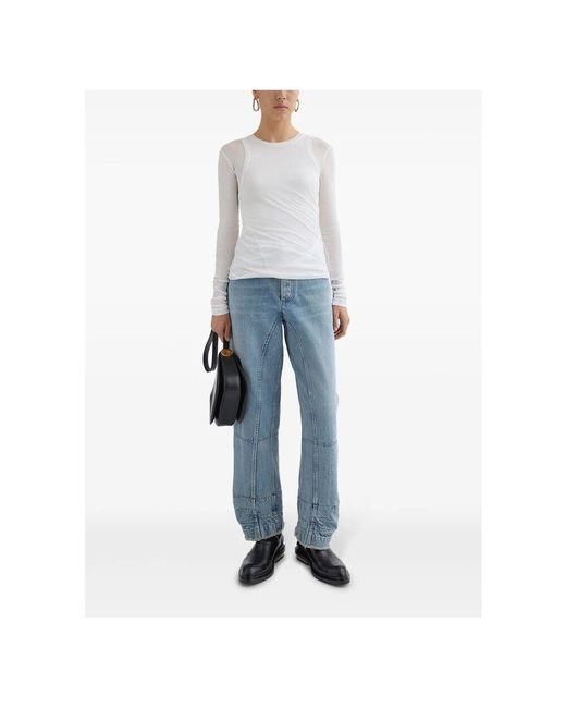 Jil Sander White Langarm top