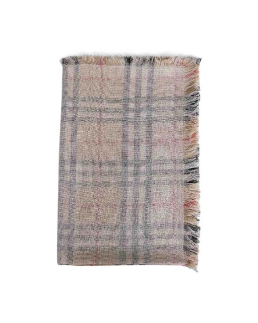 Burberry Gray Winter Scarves