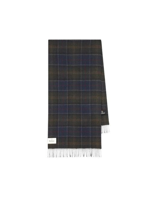 Barbour Gray Winter Scarves for men