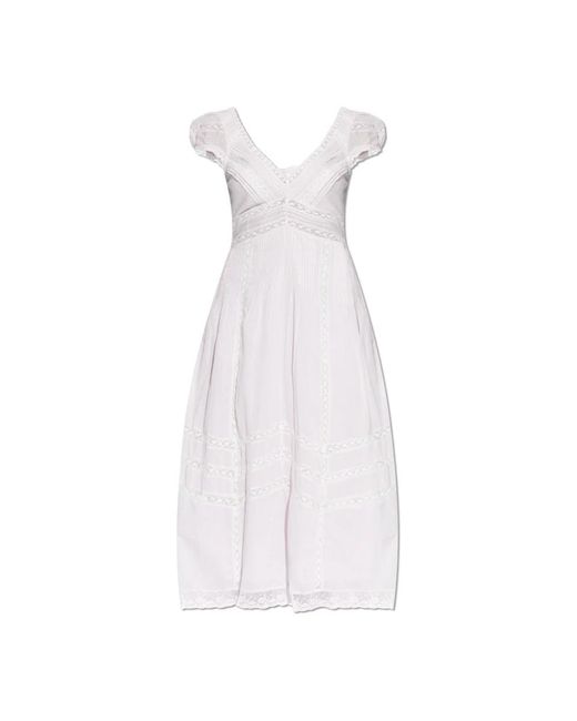 Midi Dresses LoveShackFancy de color White