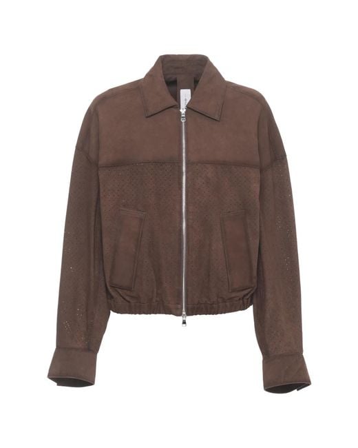 Bully Brown Leather Jackets