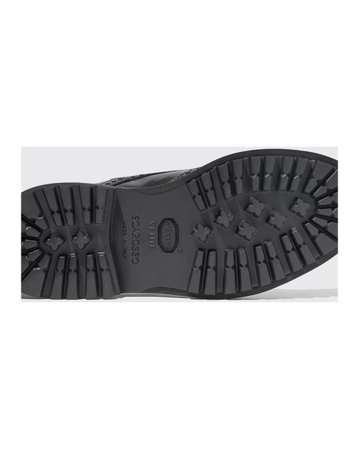Scarosso Black Thomas Lace-up Boots for men