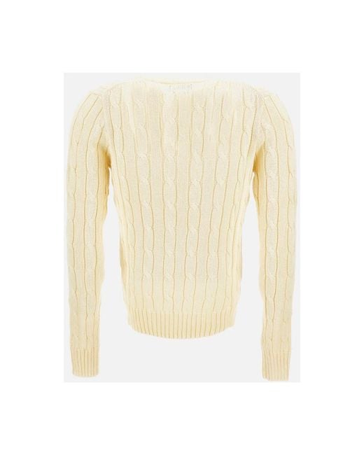 Polo Ralph Lauren Natural V-Neck Knitwear