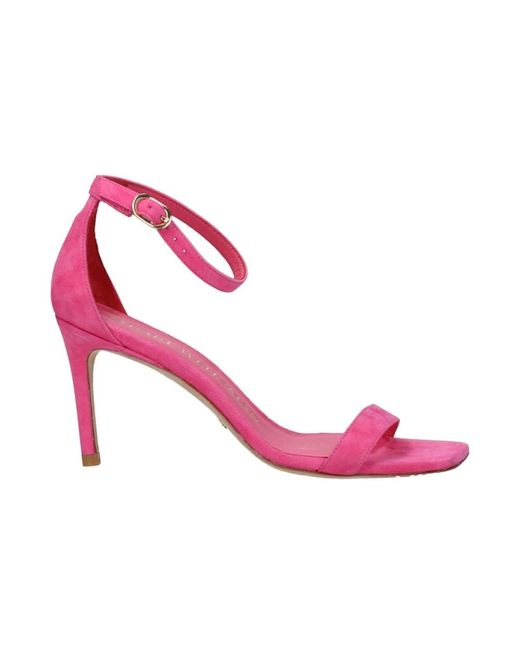 High Heel Sandals Stuart Weitzman de color Pink