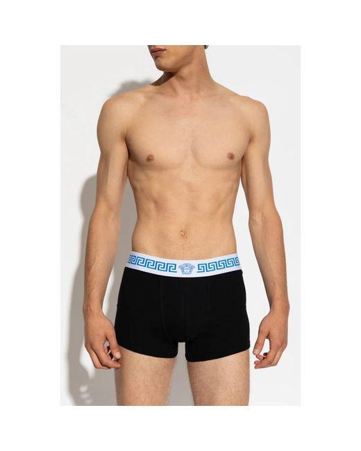 Bottoms Versace de hombre de color Black