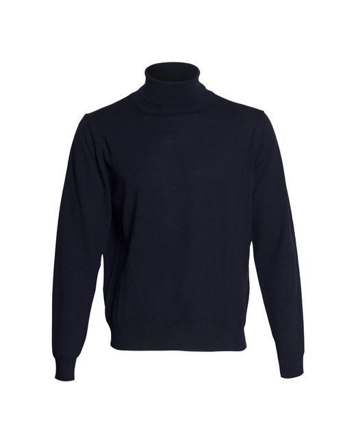 Grifoni Blue Turtlenecks for men