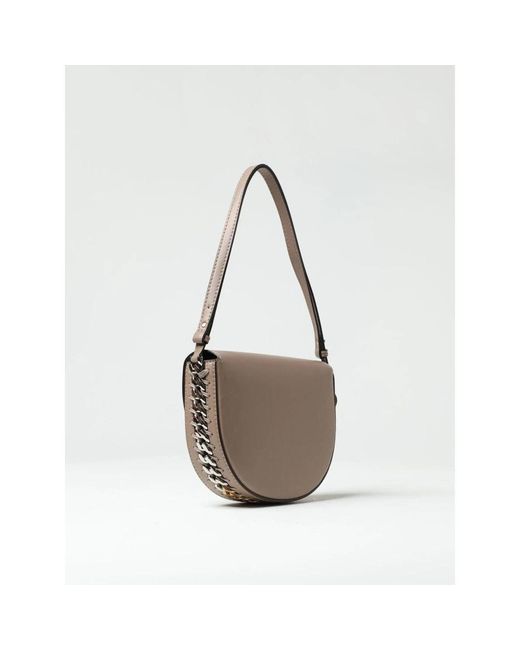 Stella McCartney Brown Schicke Half Moon Schultertasche