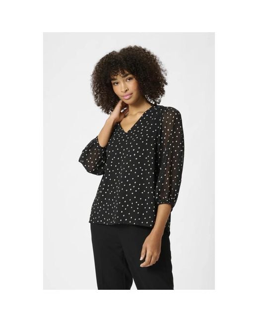 Blouses Kaffe en coloris Black