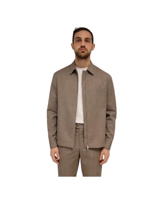 PT Torino Brown Light Jackets for men