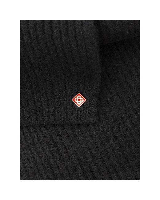 Casablanca Black Winter Scarves