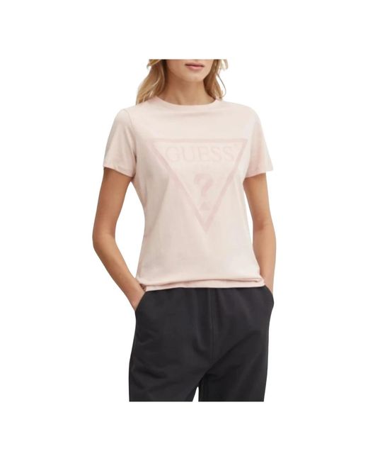 T-Shirts Guess de color White