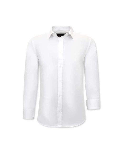 Gentile Bellini White Formal Shirts for men