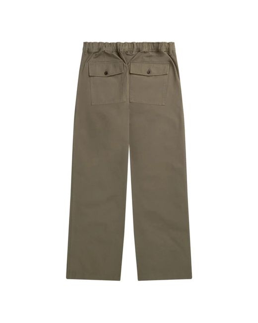 Norse Projects Green Wide Trousers for men