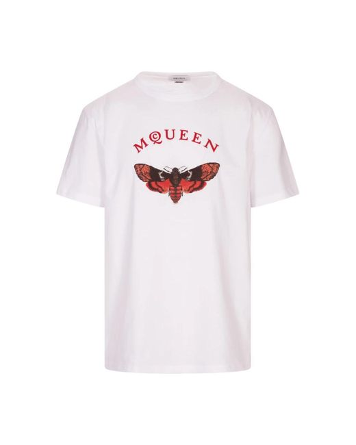 T-Shirts Alexander McQueen de hombre de color White