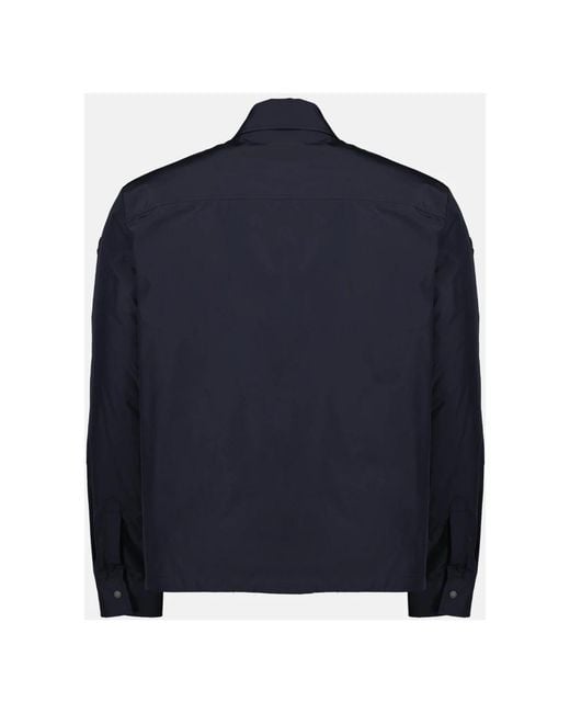 Moncler Blue Light Jackets for men