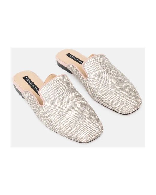 TWENTYFOUR Natural Sabot Mit Eckiger Spitze