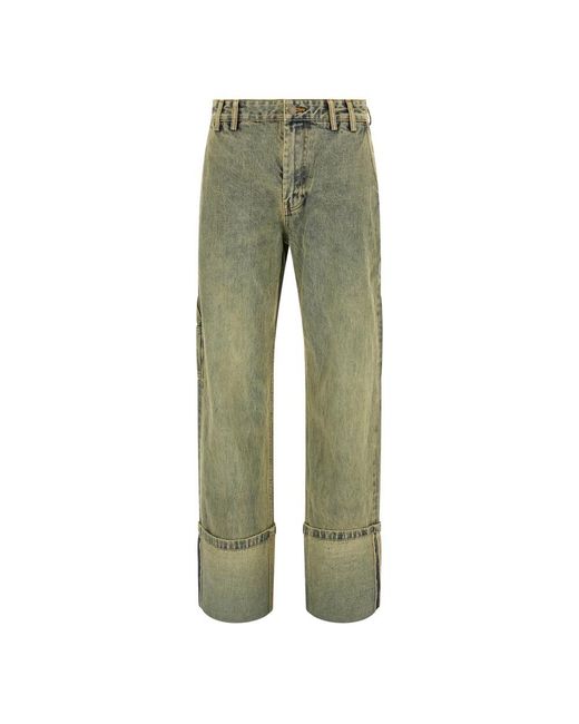 Entire studios Green Straight Fit Jeans