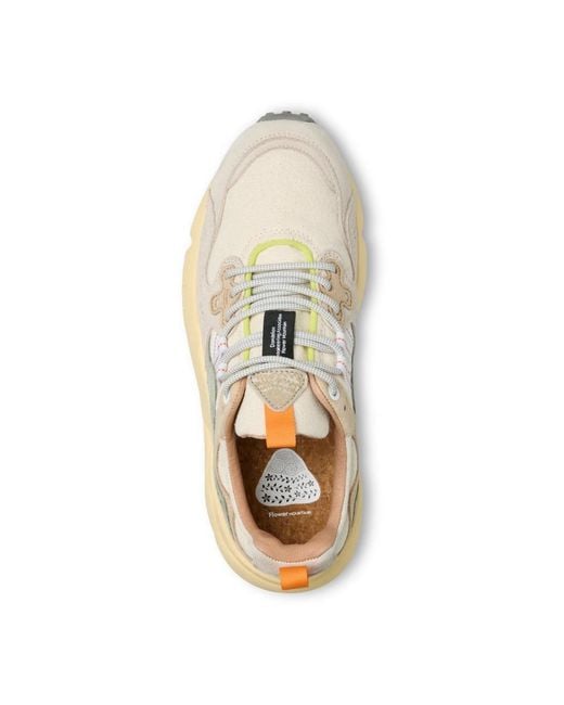 Flower Mountain White Sneakers