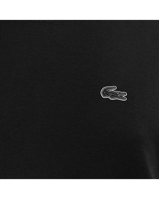 Lacoste Hoodies & Sweatvesten ,Zwart ,Katoen Sweatshirt in het Black