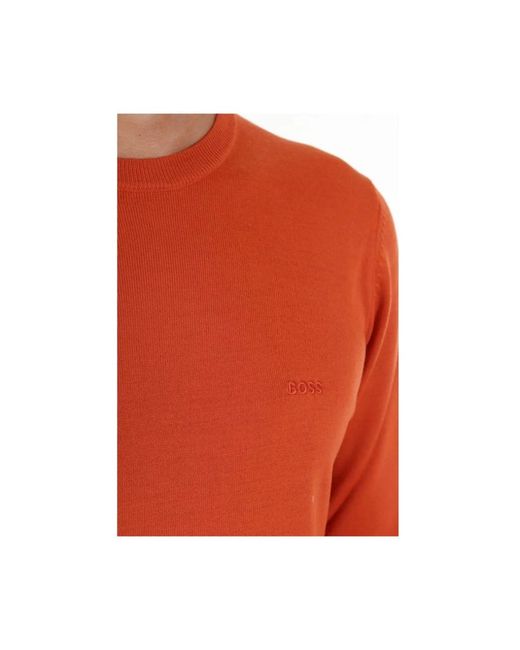 Boss Botto-L Pullover in het Red voor heren