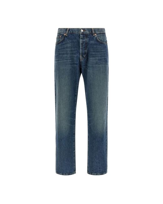 Department 5 Blue Straight Fit Jeans for men
