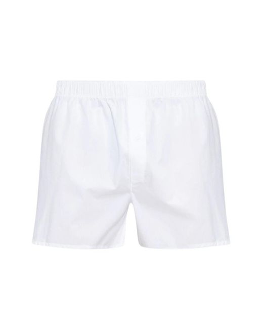 Hanro Ondergoed ,Wit ,Katoen Katoenen Boxershorts in het White voor heren