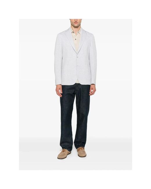HUGO Jassen ,Grijs ,Polyester Stijlvolle Polyesterjas in het White voor heren