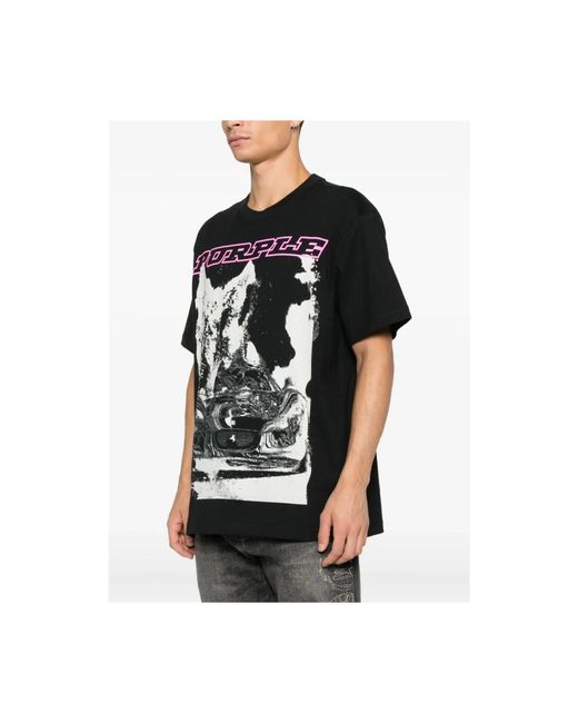Purple Brand Black T-Shirts for men