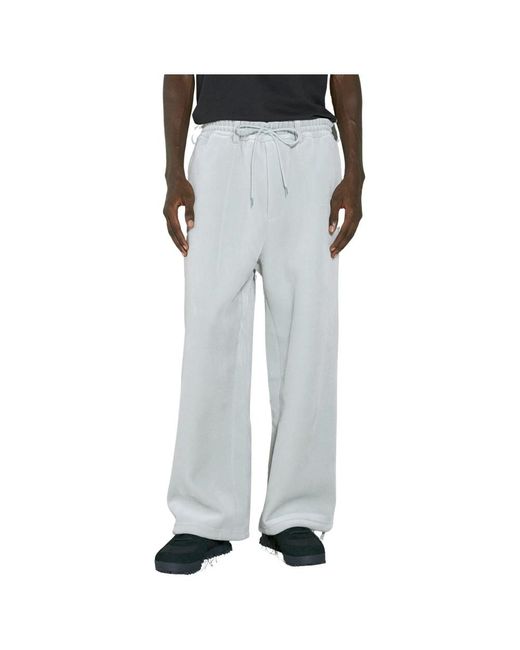 Trousers > wide trousers Y-3 pour homme en coloris Gray