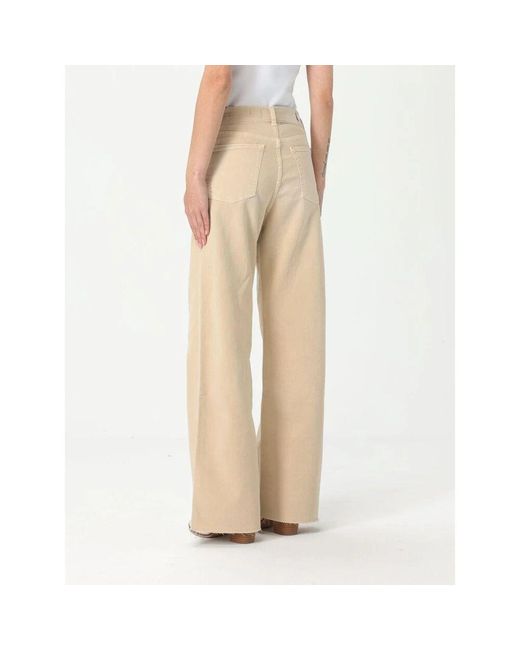 Wide Jeans 7 For All Mankind de color Natural