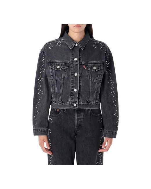 Levi's Black Denim Jackets