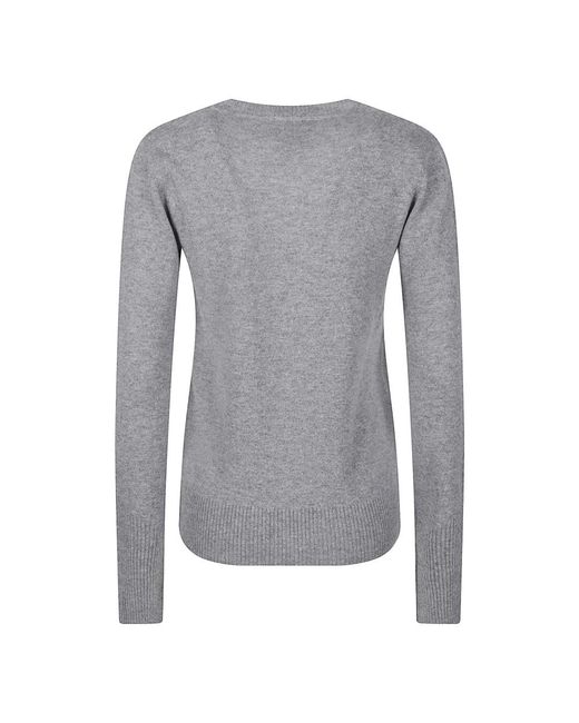 Patrizia Pepe Gray Cashmere Knitwear