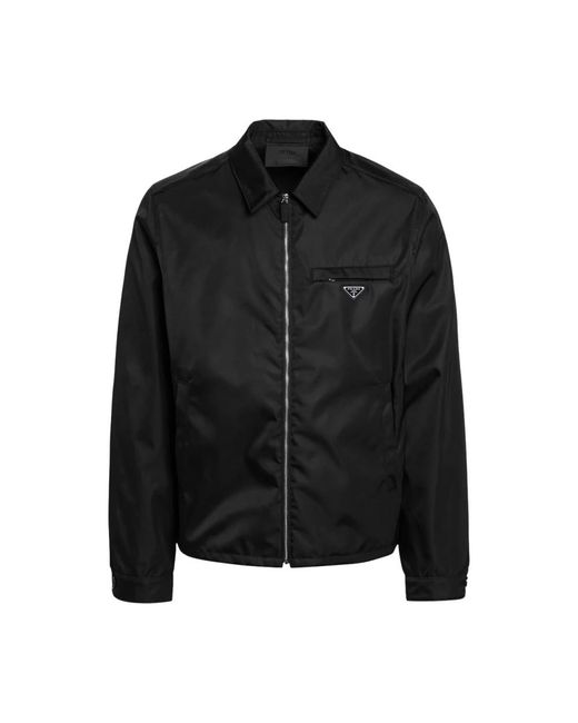 Prada Black Light Jackets for men