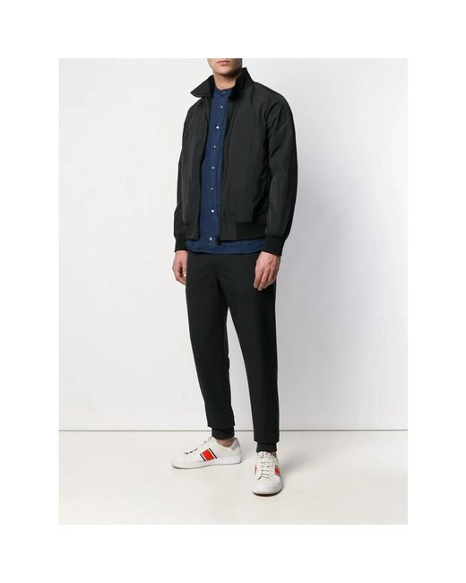 Aspesi Black Bomber Jackets for men
