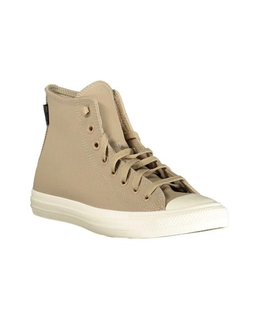 Converse Leren Sneaker in het Natural voor heren