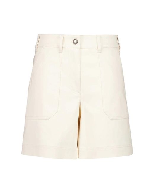 Moncler Natural Casual Shorts