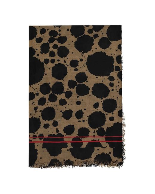 Herno Accessoires ,Veelkleurig ,Wol Wollen En Zijden Sjaal in het Black