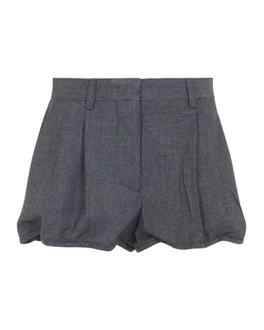 Prada Gray Short Shorts