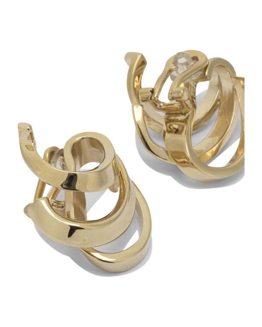 Ferragamo Metallic Earrings