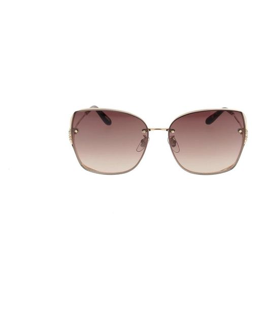 Chopard Accessoires ,Geel ,Stijlvolle Zonnebril Voor Modieuze Uitstraling in het Brown