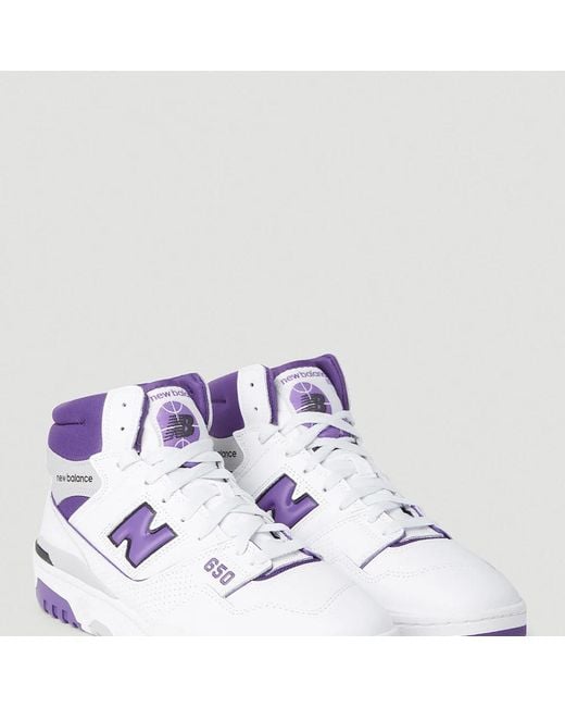 Sneakers alte in pelle di New Balance in White da Uomo