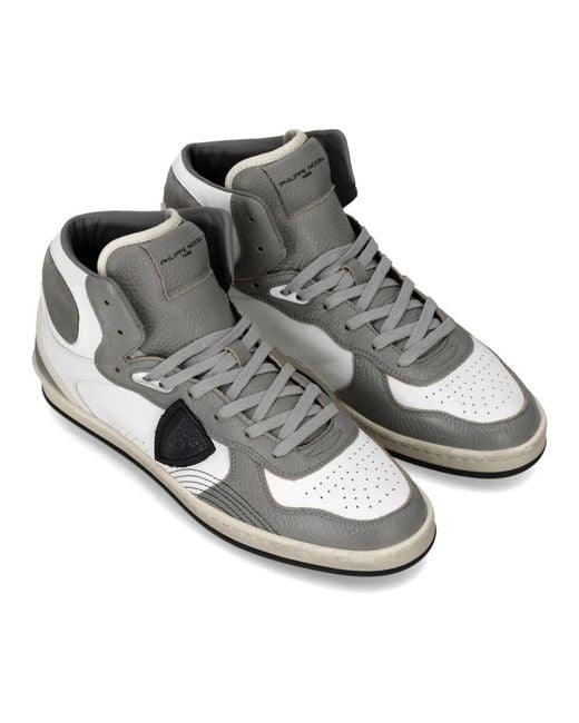 Philippe Model Gray Sneakers for men