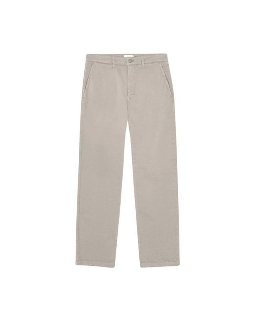 NN07 Gray Straight Trousers for men