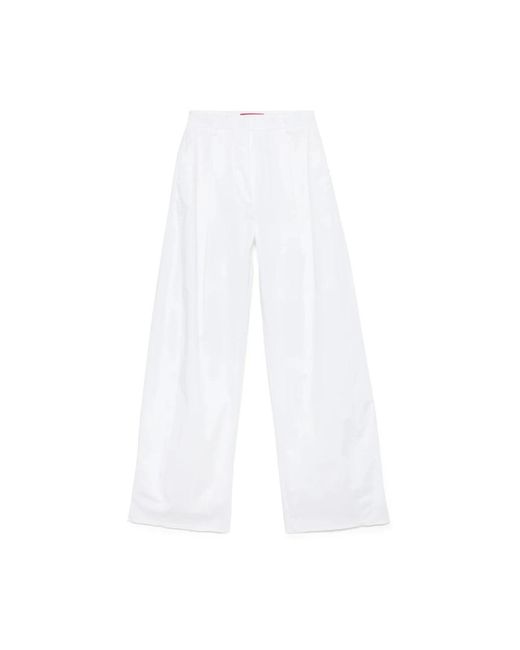 Wide Trousers Thelatest de color White