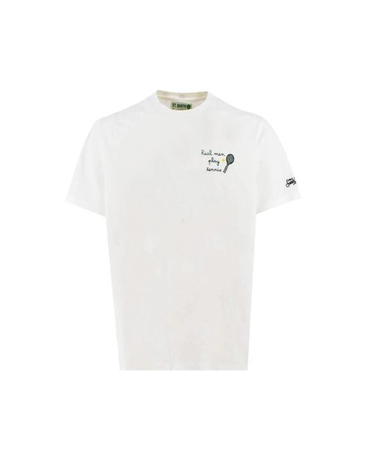 Mc2 Saint Barth White T-Shirts for men
