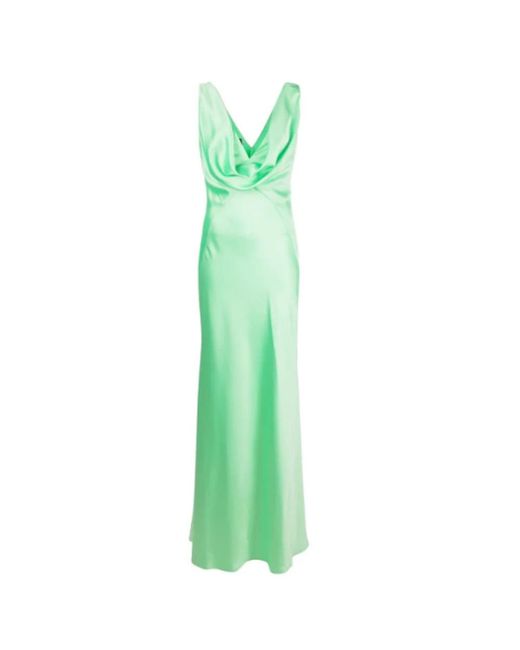 Pinko Green Maxi dresses