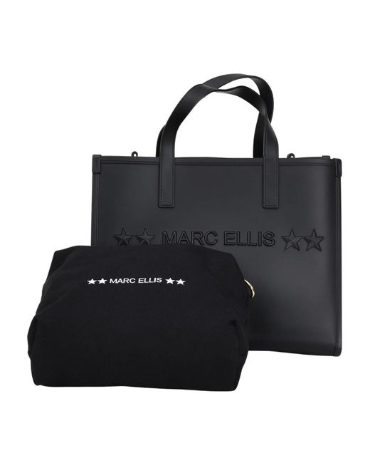 Marc Ellis Flat Go Shopper Tas in het Black