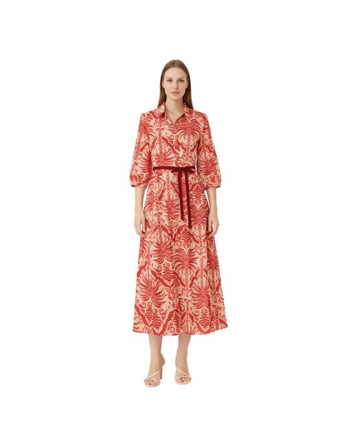 iBlues Red Shirt Dresses